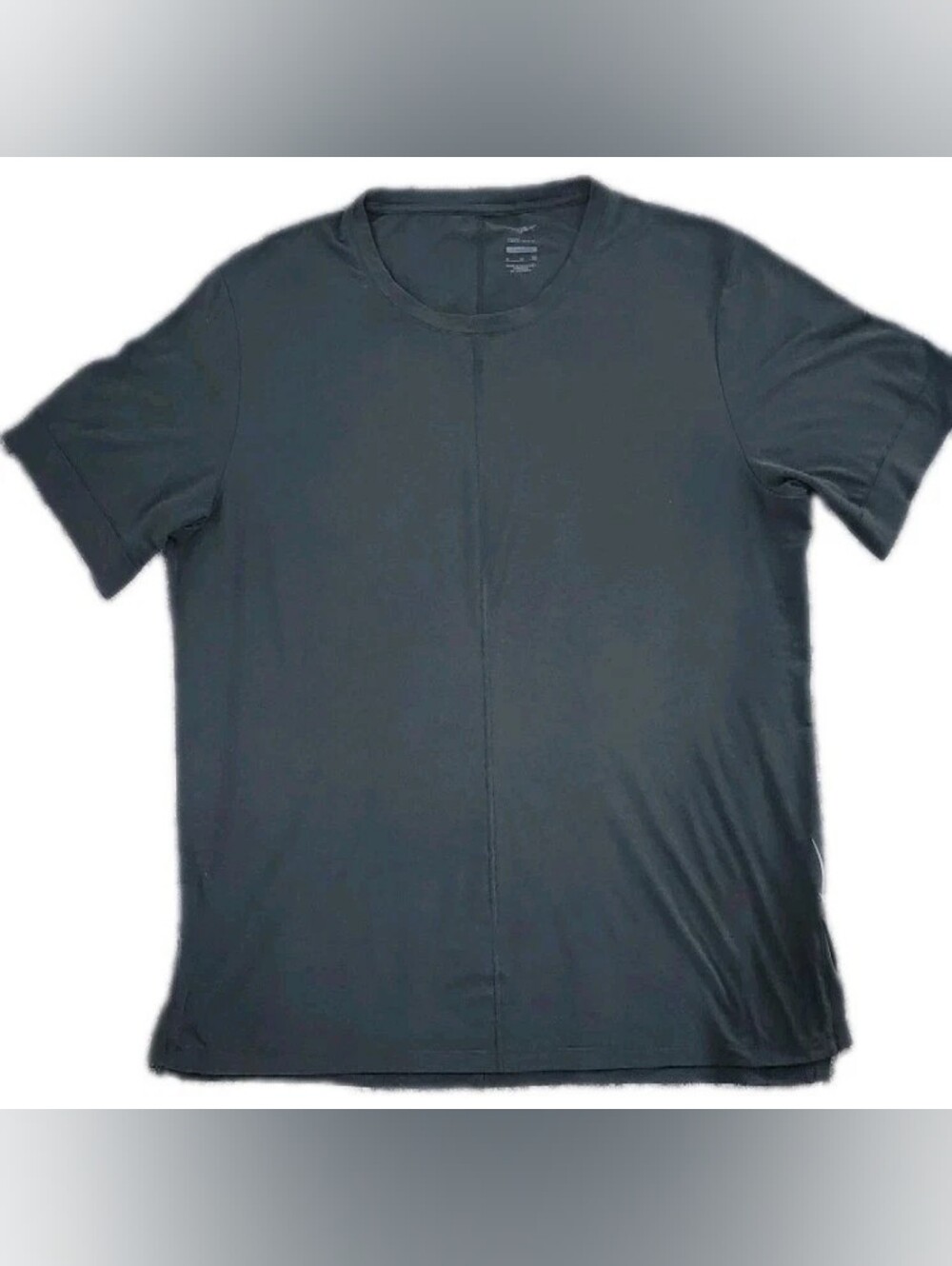 Nike Yoga Dri-FIT Shirt Mens XL Black Stretch Lyocell Training BV4034-010